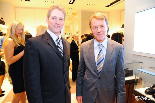 Tysons Galleria General Manager Rich Dinning and Swiss Ambassador to the United States, H.E. Mr. Manuel Sager.